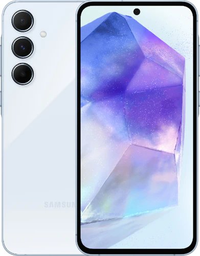 Samsung Galaxy A55 5g blå oversigt