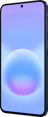 Samsung Galaxy A57 5g awesome navy blauw voorkant rechterzijkant