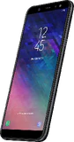 Samsung Galaxy A6 nero copertina frontale lato destro aslant
