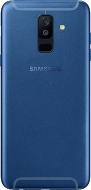 Samsung Galaxy a6 plus blauw achterkant