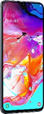 Samsung Galaxy A70 front vänster sida svart