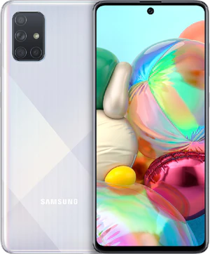 Samsung Galaxy A71 vit Översikt