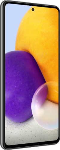Samsung Galaxy A72 black front left side
