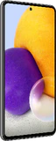 Samsung Galaxy A72 zwart voorkant linkerzijkant
