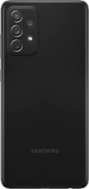 Samsung Galaxy A72 zwart achterkant
