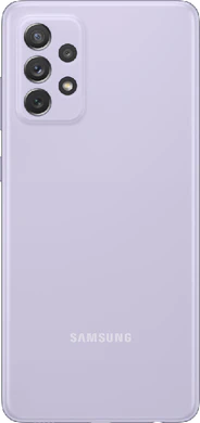 Samsung Galaxy A72 paars achterkant