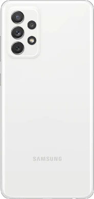Samsung Galaxy A72 wit achterkant