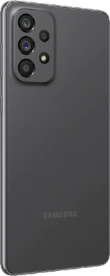 Samsung Galaxy A73 5G grå bagside højre side