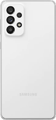 Samsung Galaxy A73 5G hvid bagside
