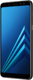 Samsung Galaxy a8 2018 duos nero copertina frontale lato destro
