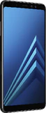 Samsung Galaxy a8 plus 2018 nero copertina frontale lato sinistro