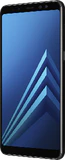 Samsung Galaxy a8 plus 2018 nero copertina frontale lato destro