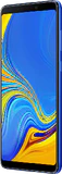 Samsung Galaxy a9 blauw voorkant rechterzijkant