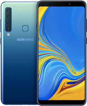 Samsung Galaxy a9 blauw overzicht