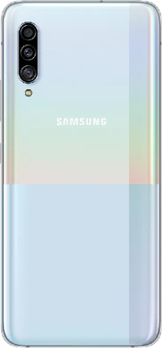 Samsung Galaxy A90 5G vit tillbaka
