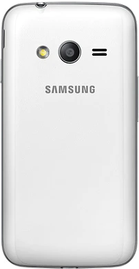 Samsung Galaxy Ace 4 LTE weiß Rückseite