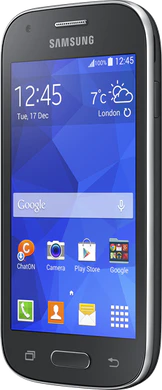 Samsung Galaxy Ace Style aslant lato destro nero