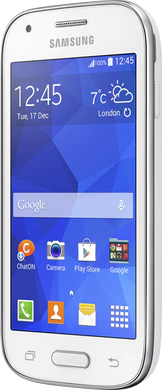 Samsung Galaxy Ace Style aslant lato destro bianco