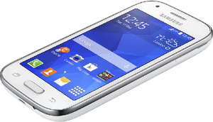 Samsung Galaxy Ace Style aslant bianco