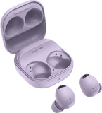 Samsung Galaxy Buds 2 Pro viola case aperto aslant