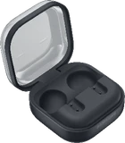 Samsung Galaxy Buds 4 zwart case voorkant linkerzijkant onderkant geopend no earbuds