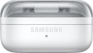 Samsung Galaxy Buds 4 Pro white case bottom closed