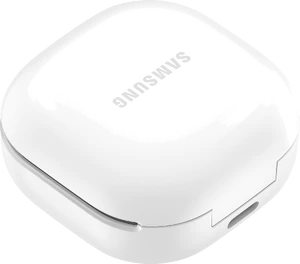 Samsung Galaxy Buds FE grå sag lukket skæv