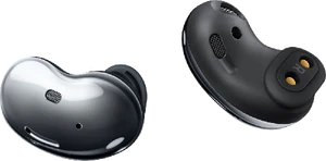 Samsung Galaxy Buds Live black out side in side