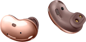 Samsung Galaxy Buds Live bronze out side in side