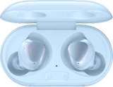 Samsung Galaxy buds plus blue case opened top