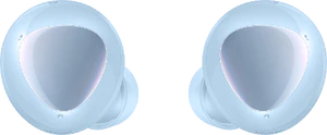 Samsung Galaxy buds plus blue out side
