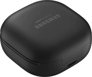 Samsung Galaxy Buds Pro zwart case bovenkant voorkant rechterzijkant gesloten