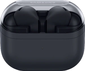 Samsung Galaxy Buds3 FE zwart case voorkant gesloten