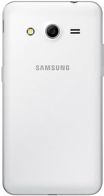 Samsung Galaxy Core 2 Duos wit achterkant