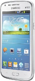 Samsung Galaxy Core Duos aslant bianco