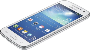 Samsung Galaxy Core LTE wit schuin