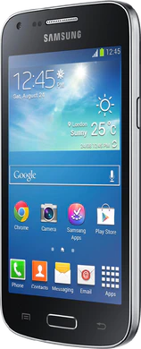 Samsung Galaxy Core Plus nero aslant