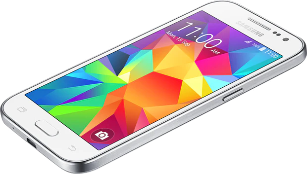 Samsung Galaxy Core Prime dynamic wit schuin