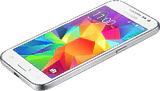 Samsung Galaxy Core Prime dynamic bianco aslant