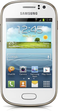 Samsung Galaxy fame voorkant