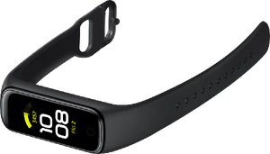 Samsung Galaxy fit2 nero ruotato aperto