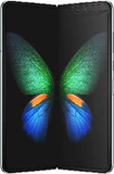 Samsung Galaxy Fold grijs voorkant geopend