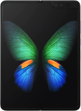 Samsung Galaxy Fold grijs geopend