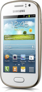 Samsung Galaxy frame aslant