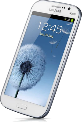 Samsung Galaxy Grand Duos tilted ed right side