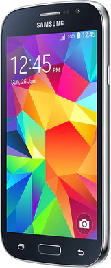 Samsung Galaxy Grand Neo Plus nero lato destro aslant