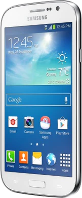 Samsung Galaxy Grand Neo wit schuin rechterzijkant