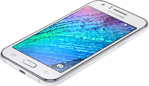 Samsung Galaxy i1 bianco aslant