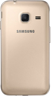 Samsung Galaxy j1 mini 2016 duos goud achterkant