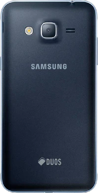 Samsung Galaxy j3 2016 duos zwart achterkant